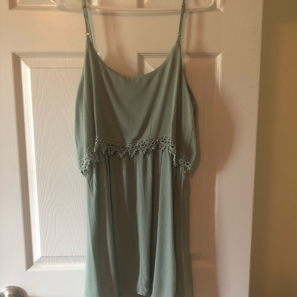 Green forever 21 dress